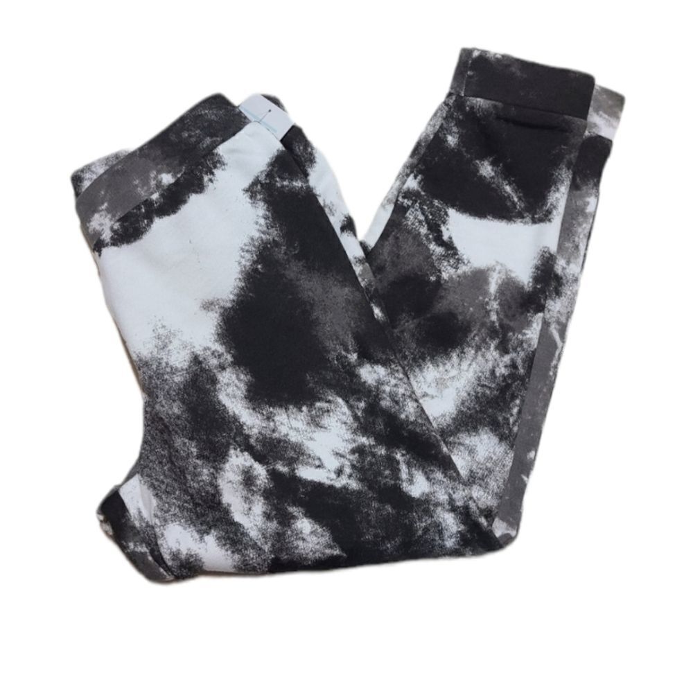 Z by Zella‎ Girls Black & White Tie Dye Joggers Size 5/6 XS